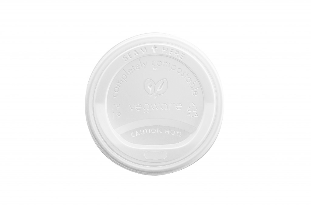 VEGWARE 8oz White Sip Through Lid